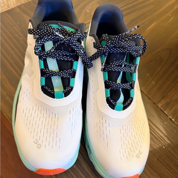 ON Women's Cloudmonster Size 8 - White and Mint - Picture 7 of 7